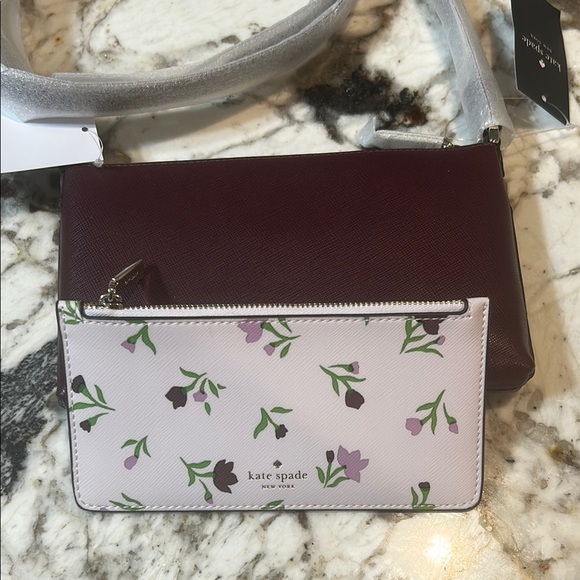 Kate Spade Deep Burgundy Crossbody Bag - Picture 8 of 8